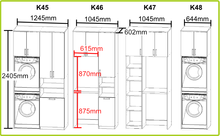 K45, K46, K47, K48 koty